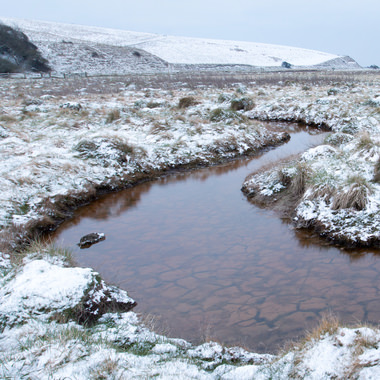 Cuckmere haven in the snow